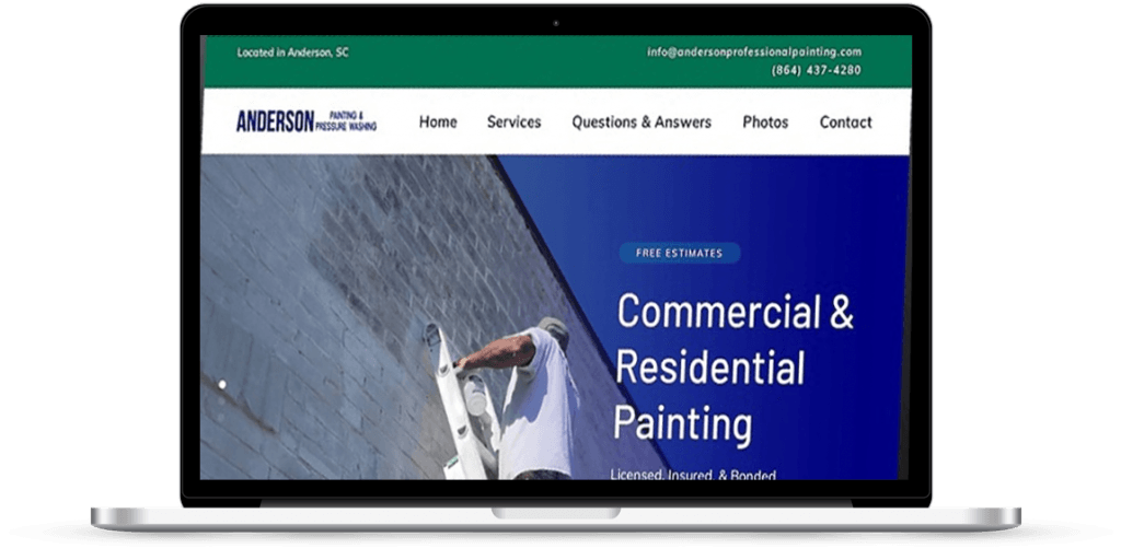 anderson sc painting website