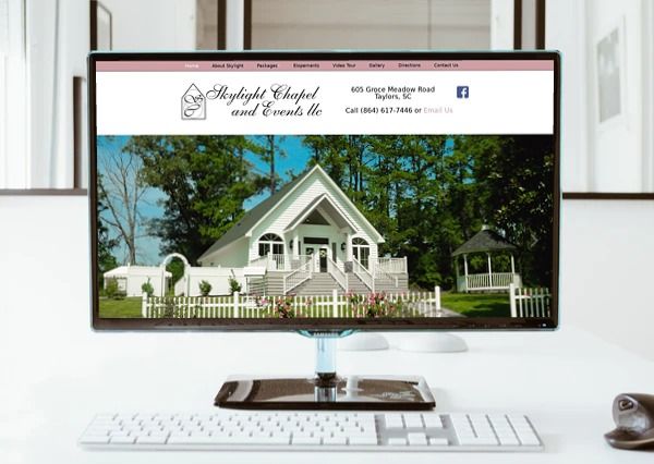skylight chapel web design client