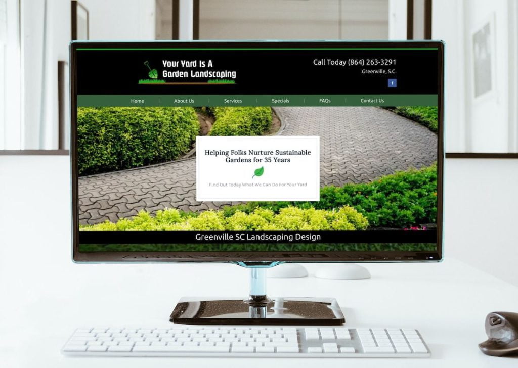 local greenville landscaping website