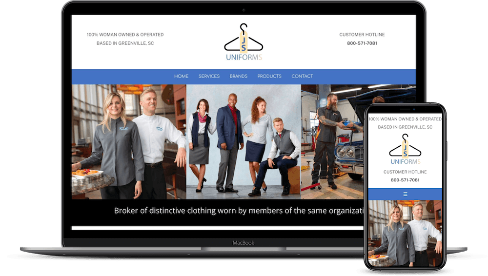 uniform website design spartanburg