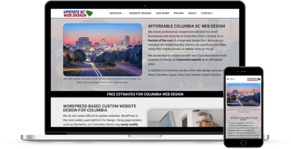 columbia sc web design featured