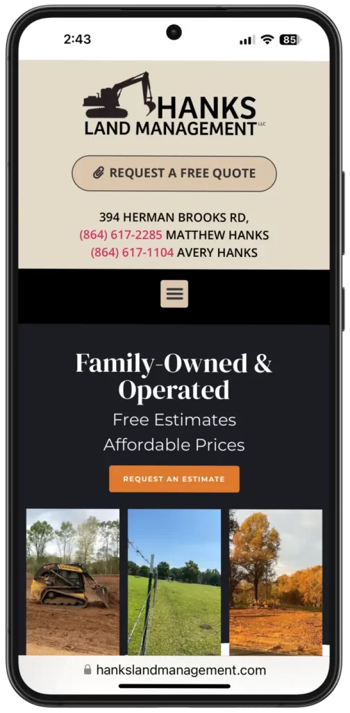 Hanks Land Phone 1