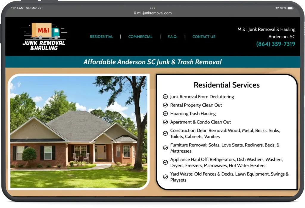 Junk Removal Tablet 1